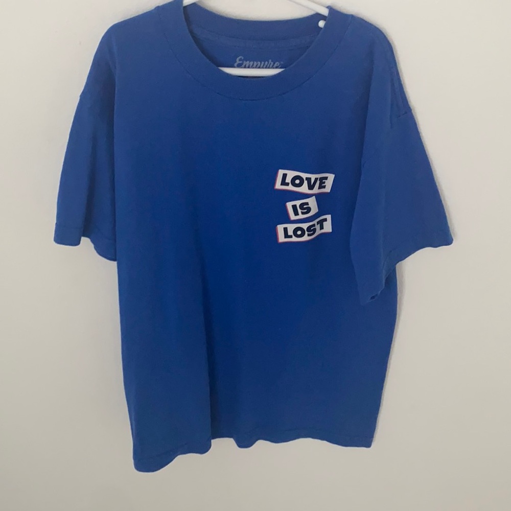 empyre blue tee, size (S)